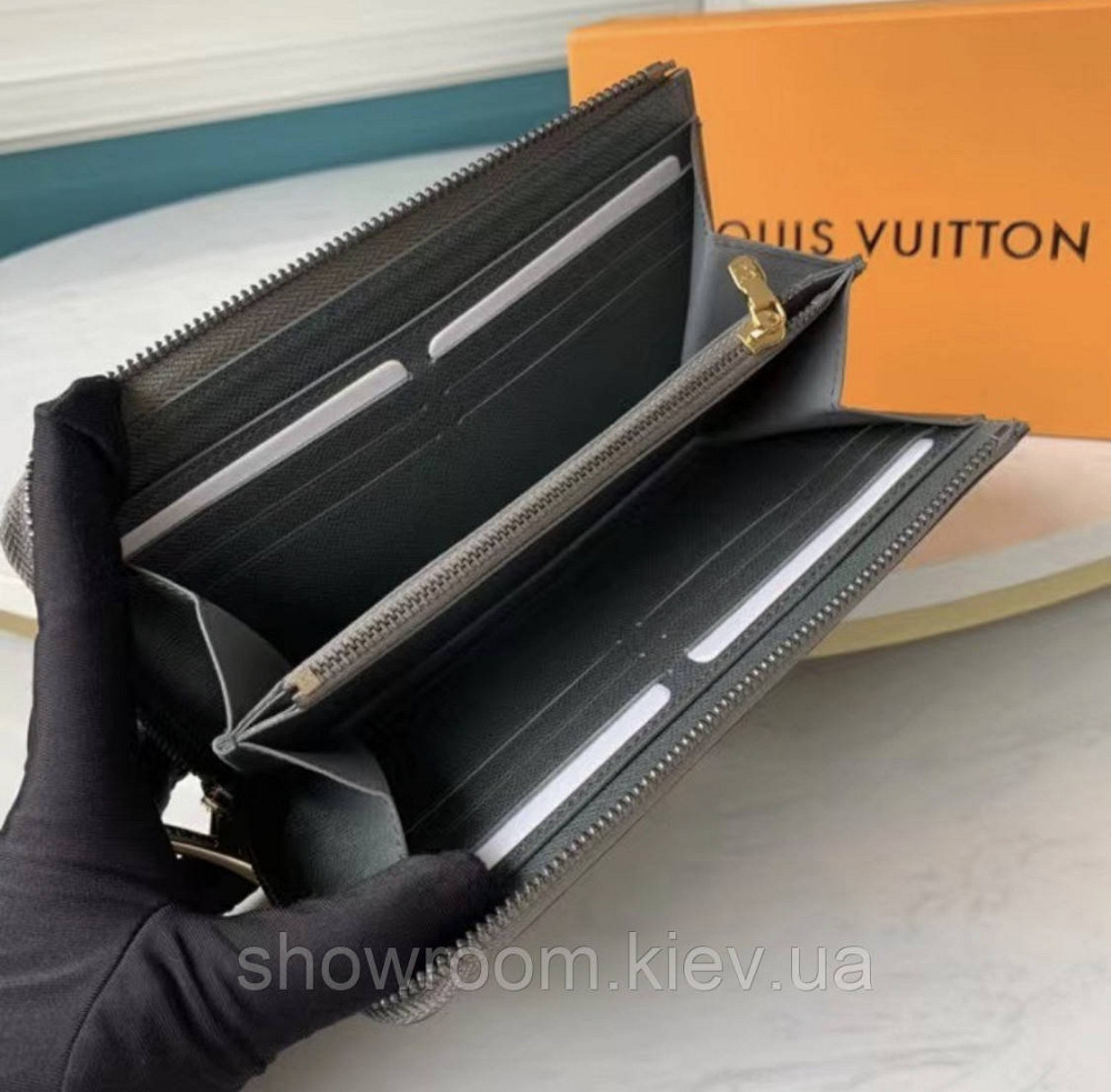 Жіночий брендовий гаманець LV (63237) Lux Київ - фото 3