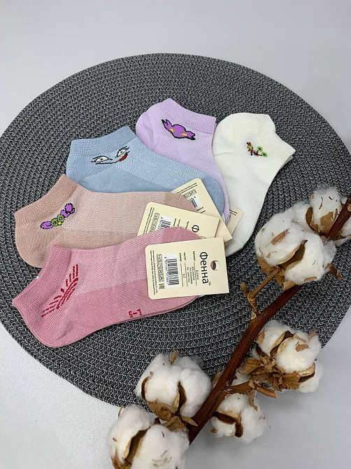 Носки детские легкие летние с сеточкой от 3 до 9 лет упаковкой Черновцы - изображение 1