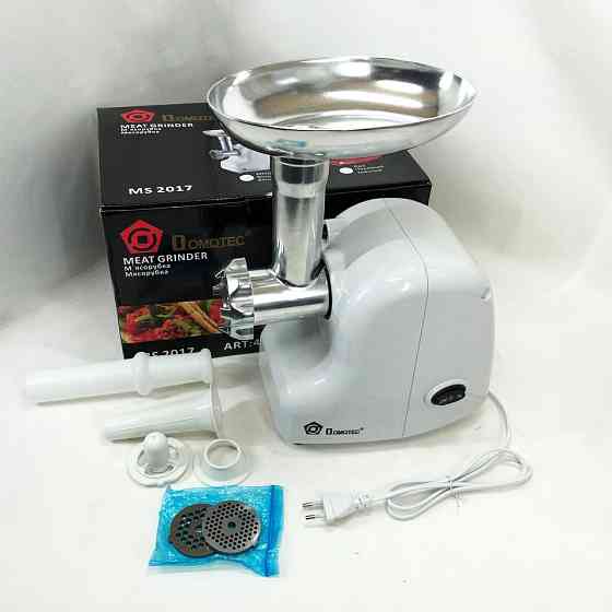 Потужна побутова електром'ясорубка для дому Domotec, М'ясорубки шнекові, М'ясорубки для ковбаси TZ-59 Івано-Франківськ