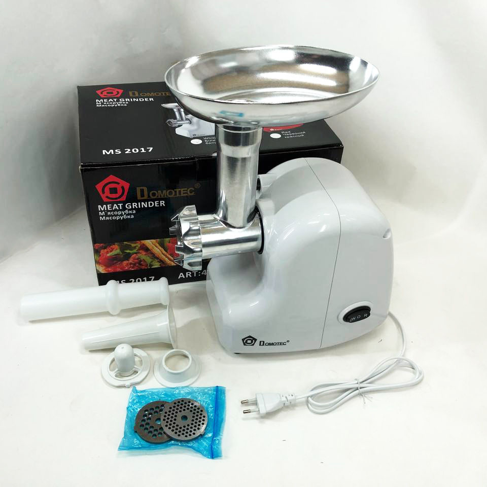 Потужна побутова електром'ясорубка для дому Domotec, М'ясорубки шнекові, М'ясорубки для ковбаси TZ-59 Івано-Франківськ - фото 2