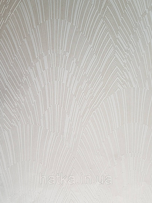 Шпалери вінілові на флізелін Marburg Giulia геометрія абстракція смуга півколо білі на світло-коричневому 3д Київ - фото 3