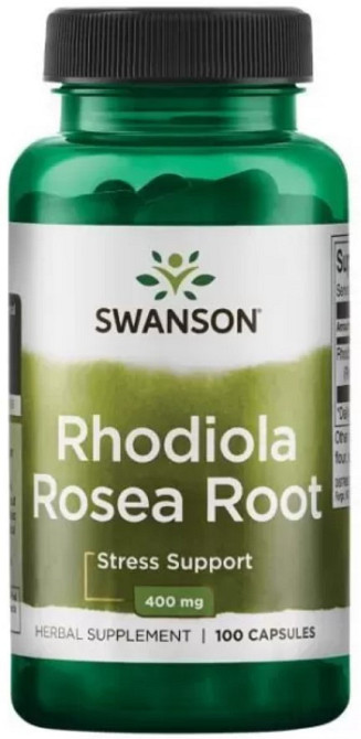 Родіола рожева Swanson Rhodiola Rosea Rood 400mg 100 caps Київ - фото 1