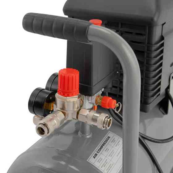 Компресор, 24 л, 1,5 кВт, 220 В, 8 атм, 206 л/хв, 80 дБ INTERTOOL PT-0010 Київ