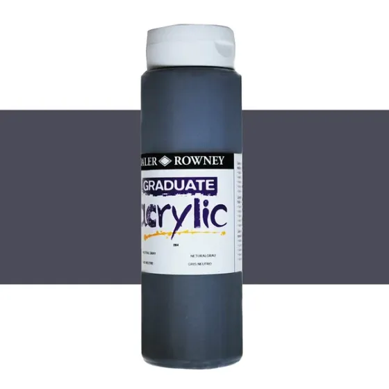 Фарба акрилова "Acrylic" 500мл 90770084 сіра натуральна, шт Київ