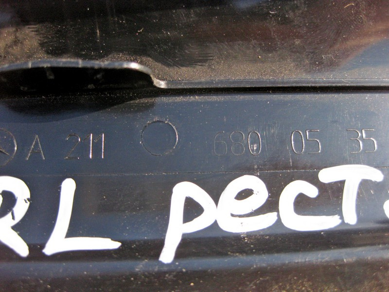 Mercedes-Benz  A2116800535 9051 Накладка порога чорна внутрішня задня ліва E-Class W211 Одеса - фото 3