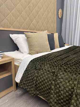 Плед-покривало Шахи 200х210 см (+-5см) Хакі (87-037) Київ