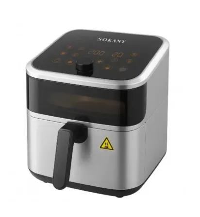 Мультипечь-аэрофритюрница Sokany SK-10081 из нержавеющей стали 9 л 2000 Вт Коломыя
