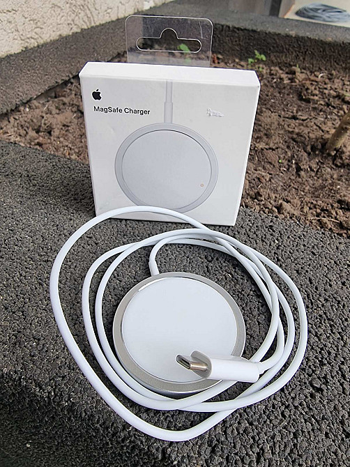 Безпровідний зарядний пристрій Wuw Apple Magnetic MagSafe USB Type-C 15W 1m White (товар вживаний) Луцк - изображение 2