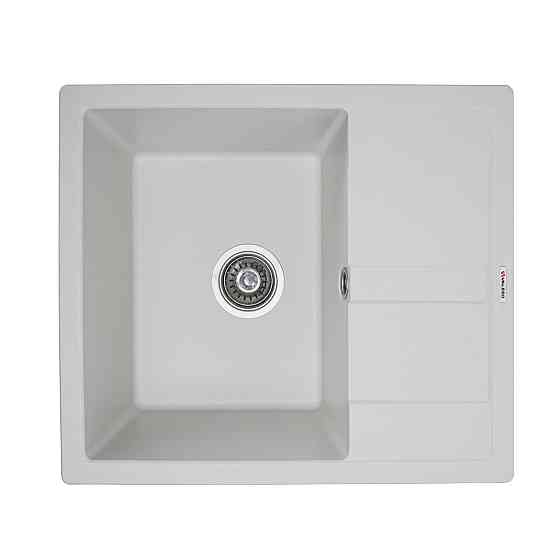 VALESO Гранітна мийка для кухні VALESO ARIA 5851 матова Білосніжна Киев