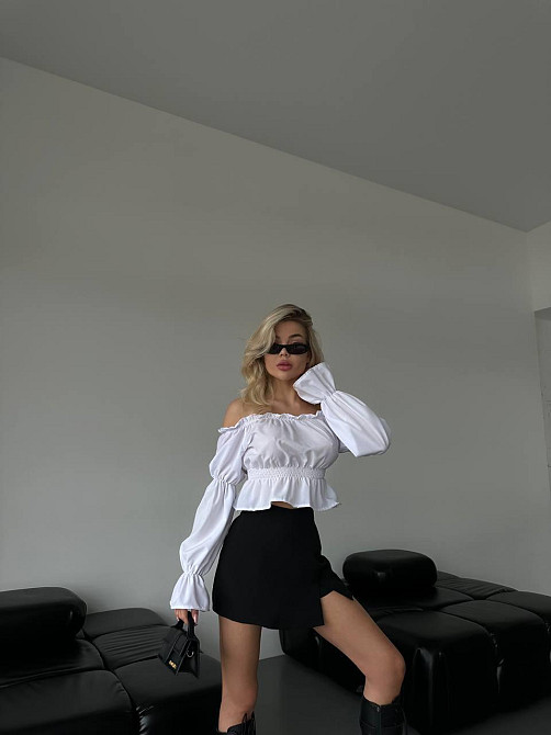 Жіноча базова мініспідниця-шорти костюмка Чорний, 42/44 Одеса - фото 5