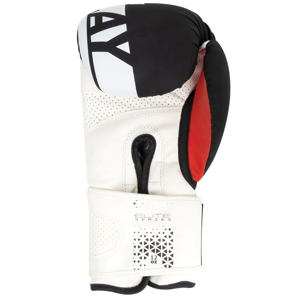 Боксерські рукавиці PowerPlay 3086 Matt Challenger Чорно-Білі 10 унцій Кам'янське - фото 3