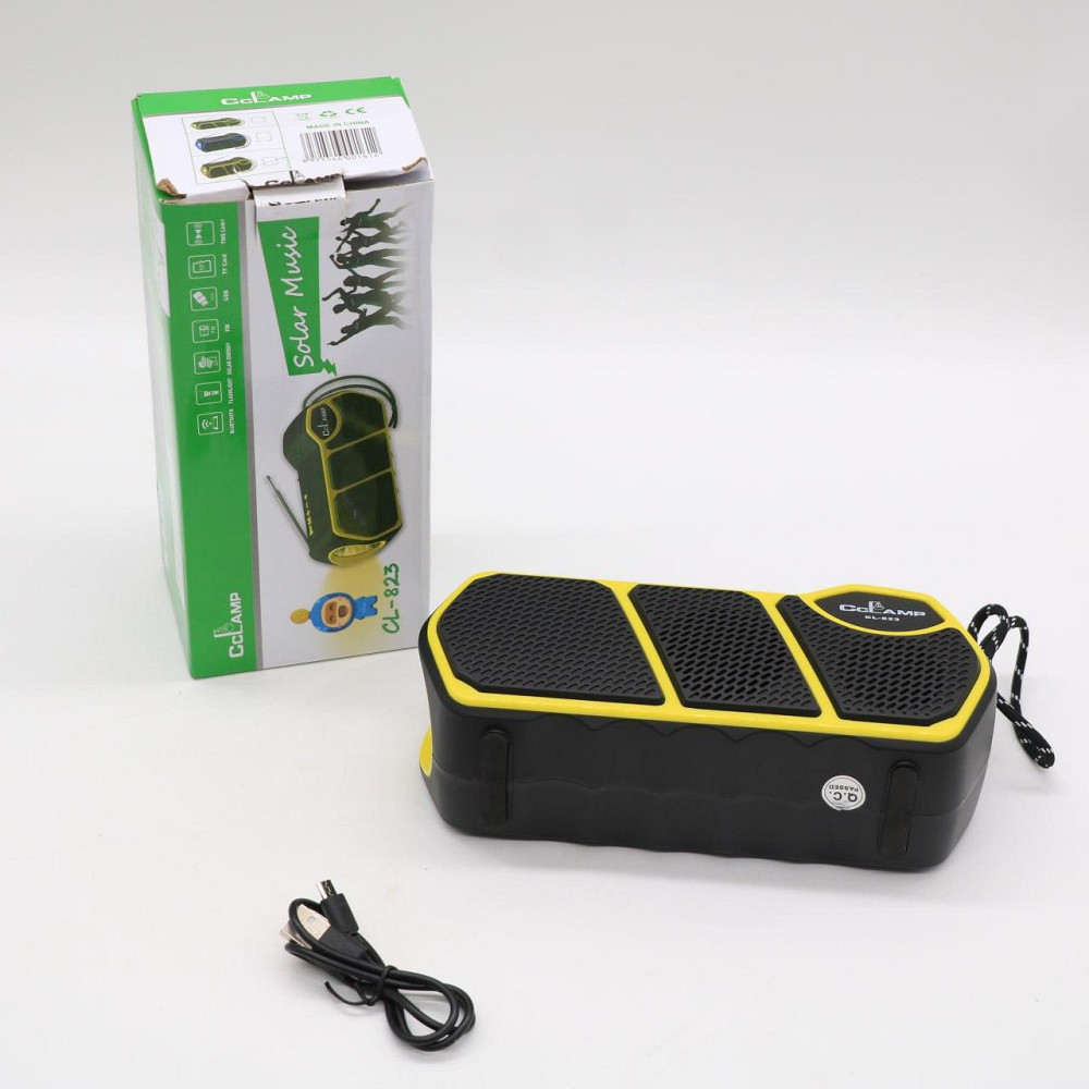 Bluetooth колонка CL-823,с солнечной панелью и фонариком SBR Киев - изображение 10