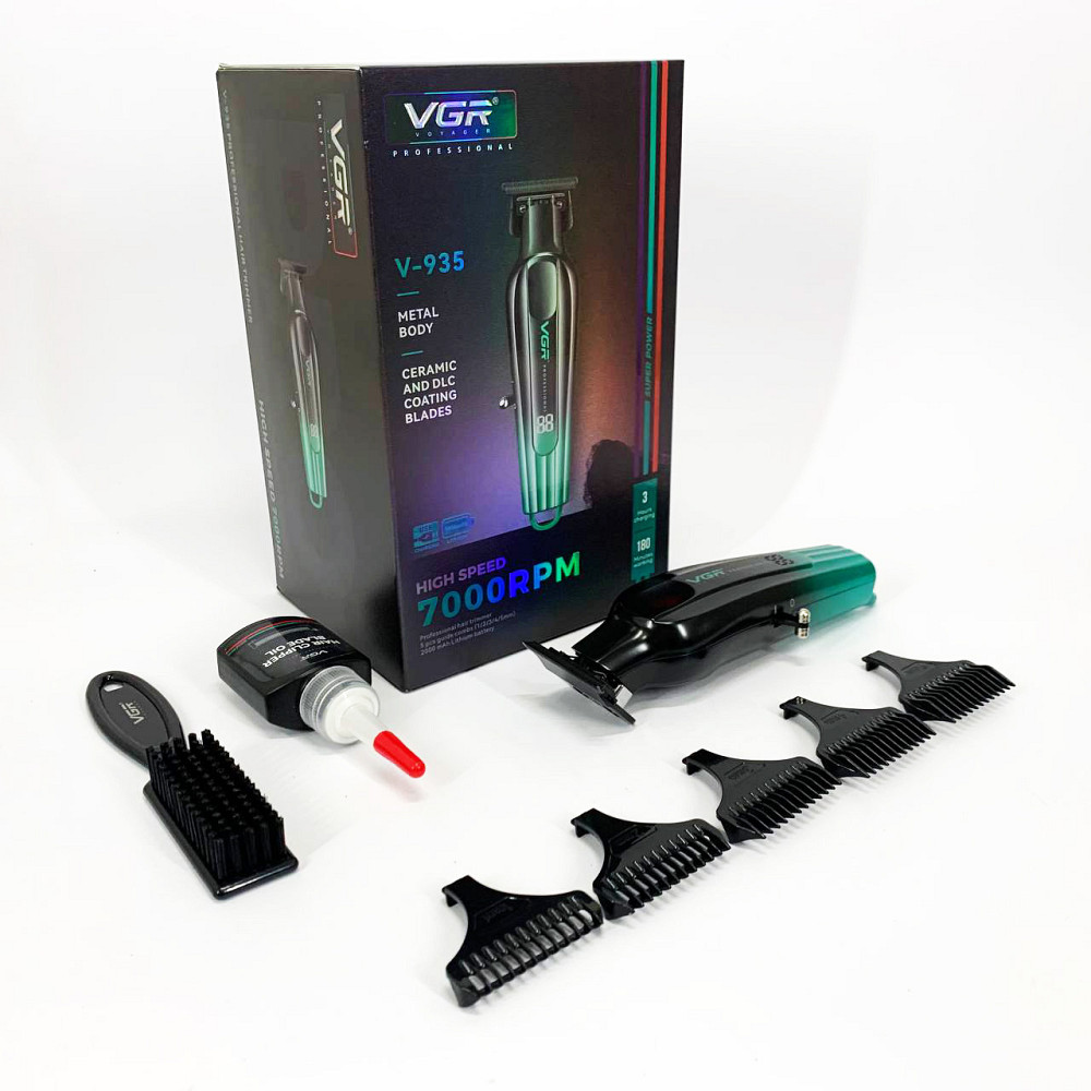 Хороші машинки для стрижки волосся для дому VGR V-935, Хороший бездротовий тример RM-79 Львів - фото 19