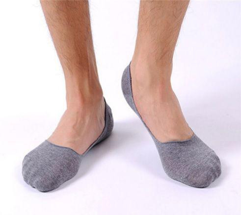 Носки следы серые - унисекс (подходят для мужчин и женщин), размер до 39 размера (стелька максимум 25см) Київ - фото 1