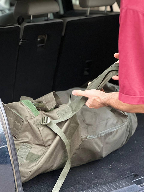 Сумка баул для вещей транспортная индивидуальная Хаки Одесса - изображение 6