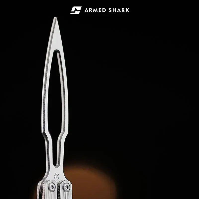 Тренировочный нож бабочка Armed Shark CK-SR Титан, балисонг. Новый! Киев - изображение 4