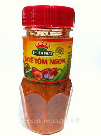 Креветочная овощная острая паста Thuan Phat Sate Tom Ngon 85г Харьков