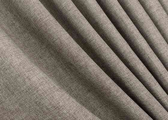 Комплект готових штор VR-Textil Льон ALORA-TON № 1877ш Сіро-коричневий 150х270 см 2 шт (33-0843) Київ