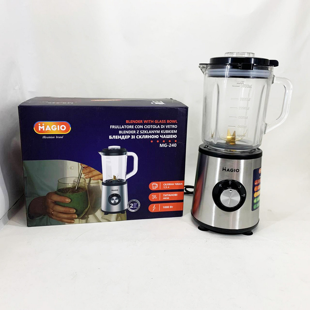 Смузи блендер мейкер MAGIO, Блендер для дитячого пюре, Блендер для дому переносний WI-45 Львів - фото 11