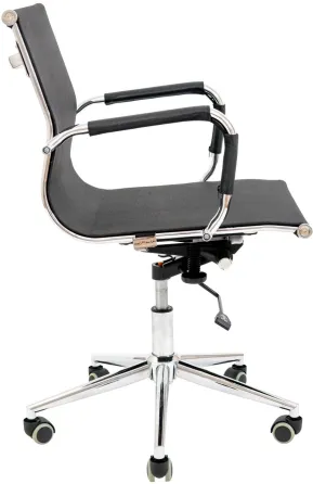 Офісне Крісло Керівника Richman Koln LB Хром Deep Tilt M1 Чорний Київ