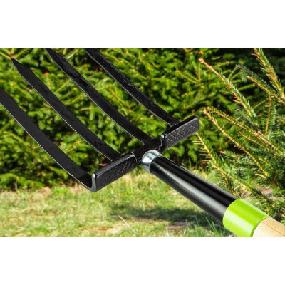 Вилы Verto для копания, рукоятка деревянная D-образная, 127см. (15G041) Винница - изображение 5