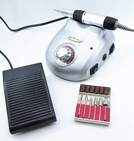 Фрезер для маникюра и педикюра Nail Master (45000 оборотов , 65 вт) серебро Киев - изображение 5