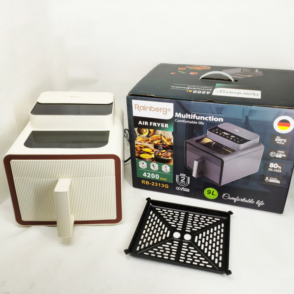 Електрична фритюрниця для кухні та дому Rainberg RB-2313 4200Вт 9л, Аеро-гриль для приготування фрі OR-64 Львів - фото 8