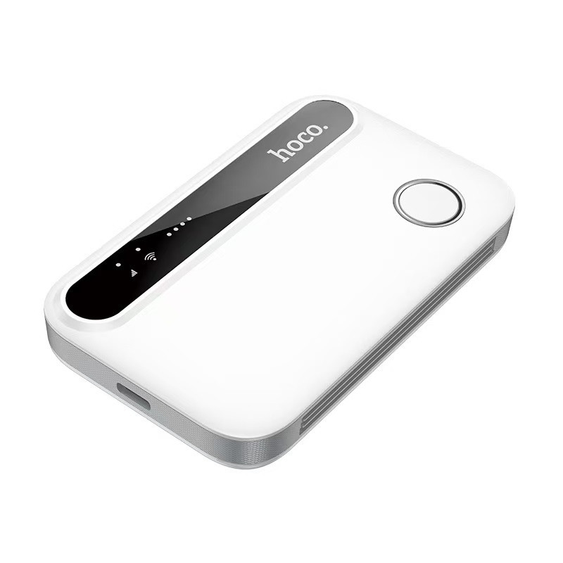 Маршрутизатор HOCO HI41 Mobile portable WiFi (Europe Asia and Africa) White Одеса - фото 3