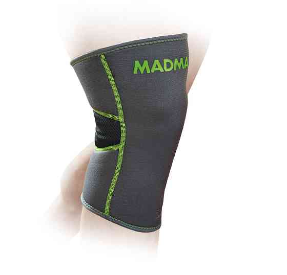 Наколінник MadMax MFA-294 Zahoprene Knee Support Dark Grey/Green (1шт.) M Луцк