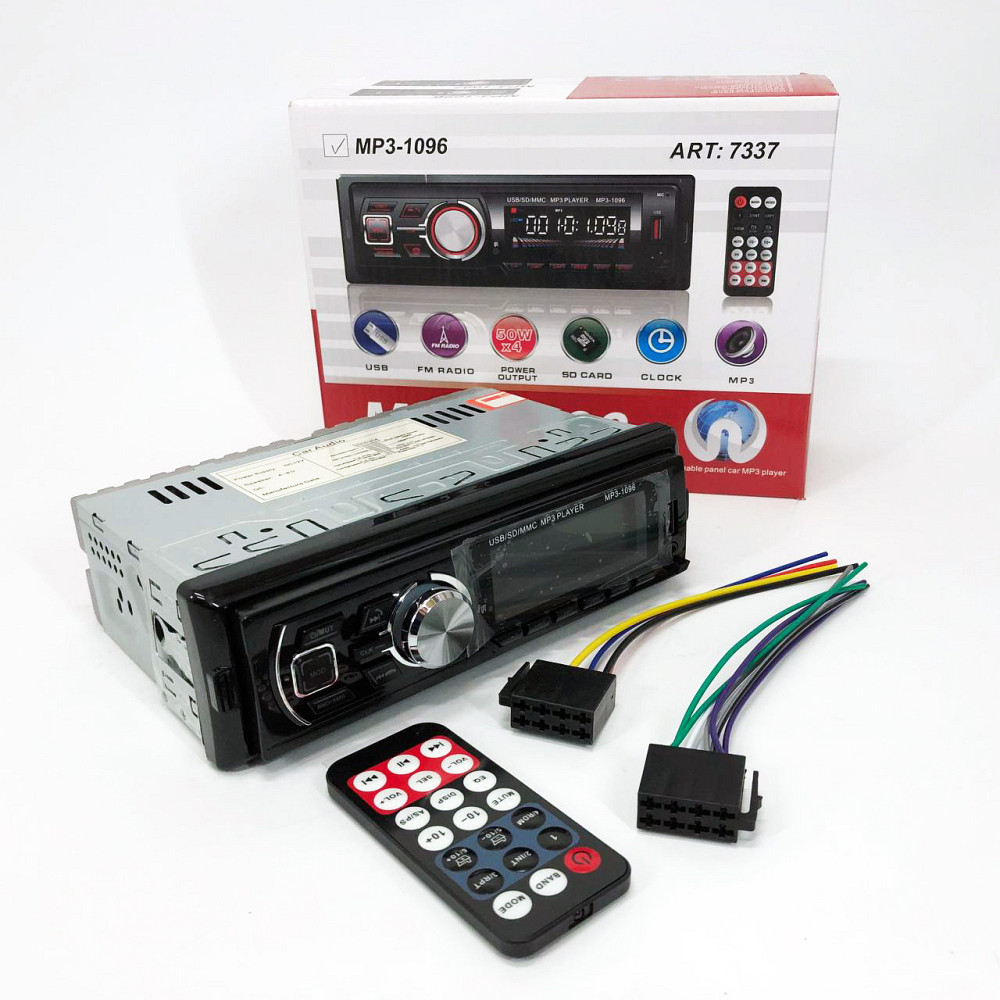 Автомагнітола ukc 1din MP3-1096 BT ISO, Однодиновий магнітофон, Бездискові автомагнітоли OH-577 1 din Київ - фото 3