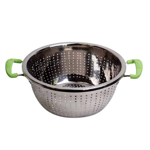 Друшляк d26см нержавіюча сталь з силіконовими ручками 4359 KAMILLE Житомир - фото 2