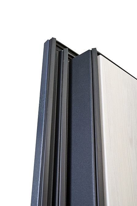 Входная дверь с терморазрывом Abwehr Termix Tower 527 Металл Lampre Антрацит+Vinorit Сосна Прованс 1200*2050 мм Киев - изображение 8