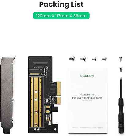 PCI-E 3.0 контролер для SSD M.2 (NVMe) x4 CM302 Ugreen Винница