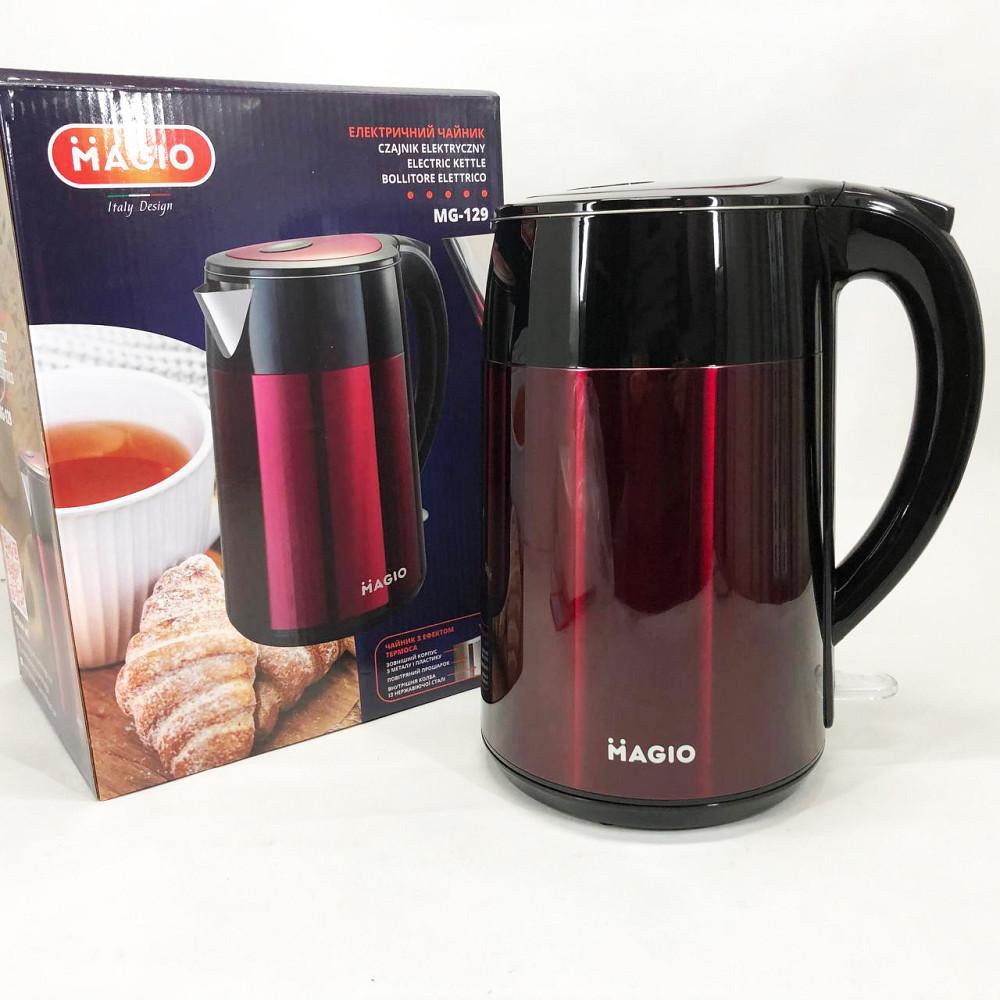 Чайник металевий для дому, Чайники металеві з нержавіючої сталі, Чайник красивий електричний IF-93 Івано-Франківськ - фото 8