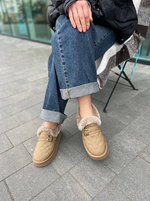 WSMR Угги жіночі WSMR K3 бежеві (зима, шкіра натуральна) (5728) 39 Коломия - фото 3