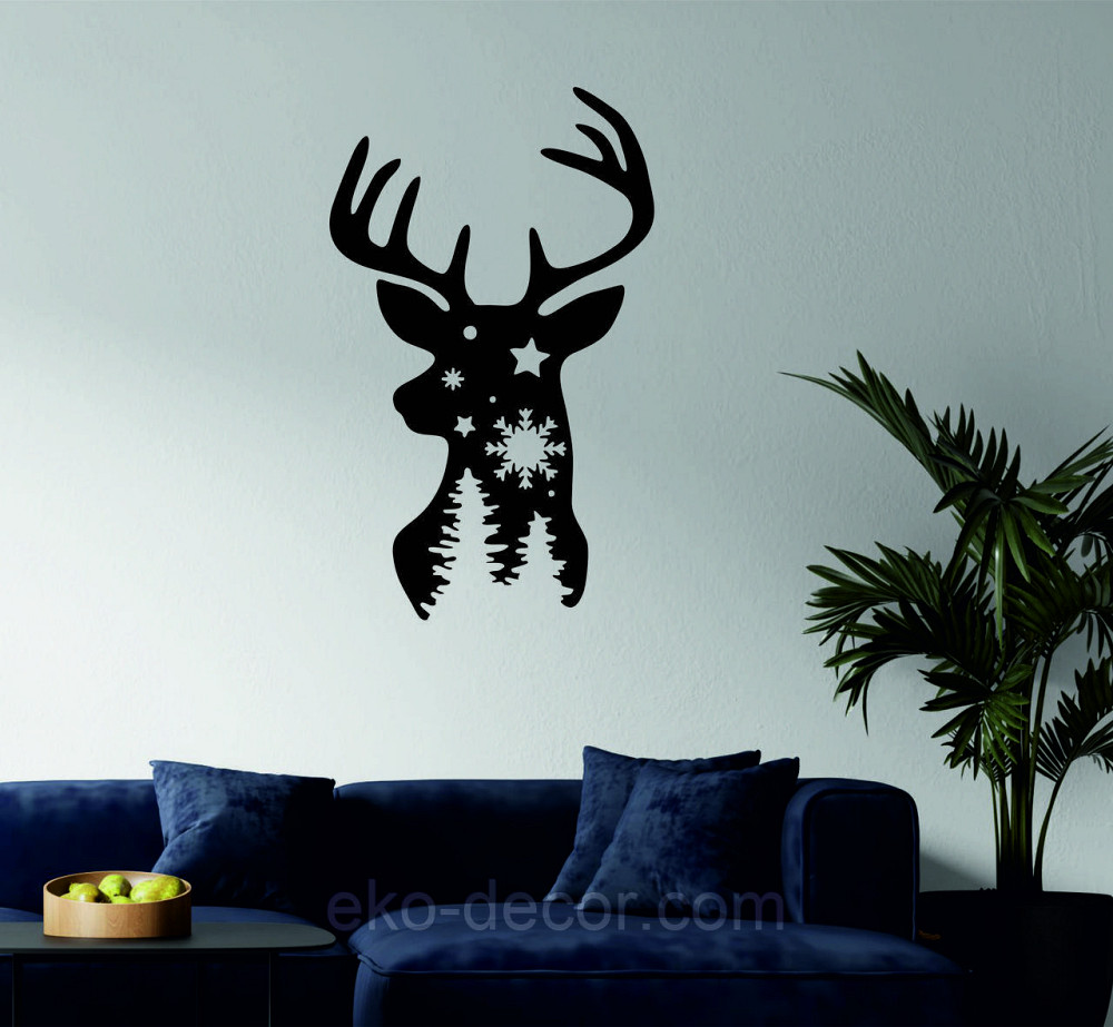 Декоративне настінне Панно «Олень», Декор на стіну Київ - фото 2