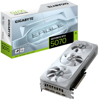 Видеокарта GIGABYTE GeForce RTX5070 12Gb EAGLE OC ICE SFF (GV-N5070EAGLEOC ICE-12GD) Винница - изображение 3
