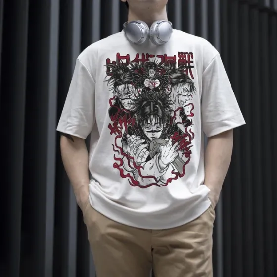 Футболка чоловіча з  принтом Магическая Битва Чосо 2 WE Розмір 48 Дніпро