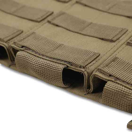 Зʼємна передня панель до плитоноски з підсумками під 3 магазини койот Київ