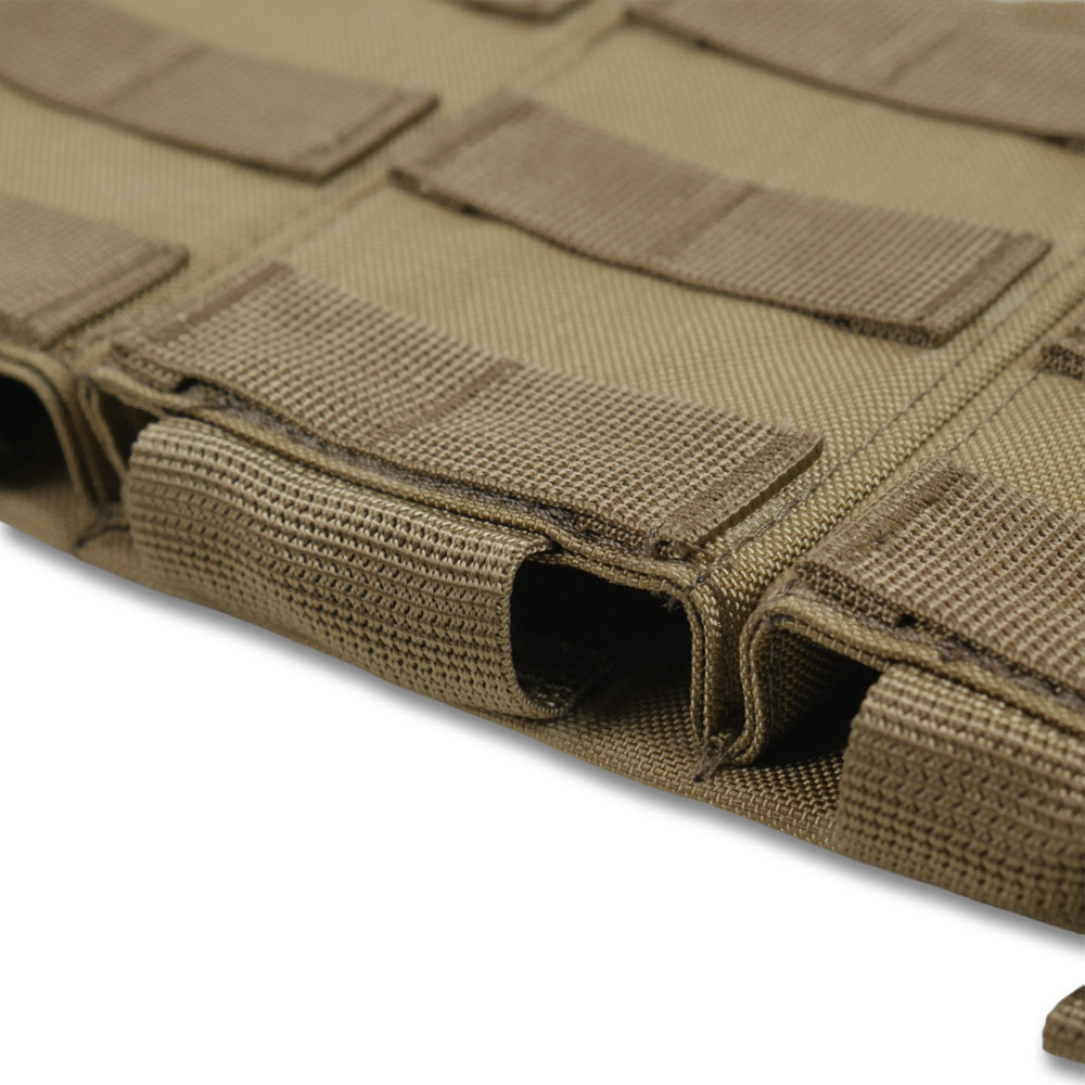 Зʼємна передня панель до плитоноски з підсумками під 3 магазини койот Київ - фото 4