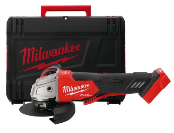 Шлифмашина угловая аккумуляторная MILWAUKEE, M18 FSAGV125XPDB-0X, диаметр 125мм (+ рукоятка, зах. кожух, бескл. гайка, 2 зах. Экран Одесса
