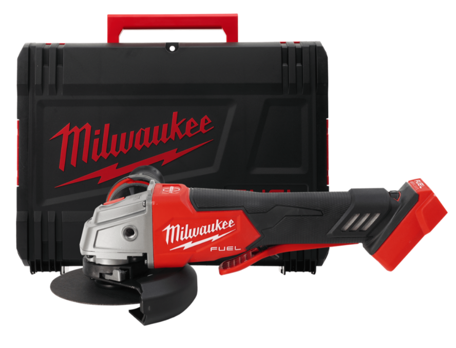 Шлифмашина угловая аккумуляторная MILWAUKEE, M18 FSAGV125XPDB-0X, диаметр 125мм (+ рукоятка, зах. кожух, бескл. гайка, 2 зах. Экран Одесса - изображение 1