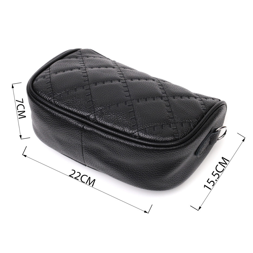 Шкіряна сумка напівкруглого формату на плече Vintage 22394 Чорна Київ - фото 3