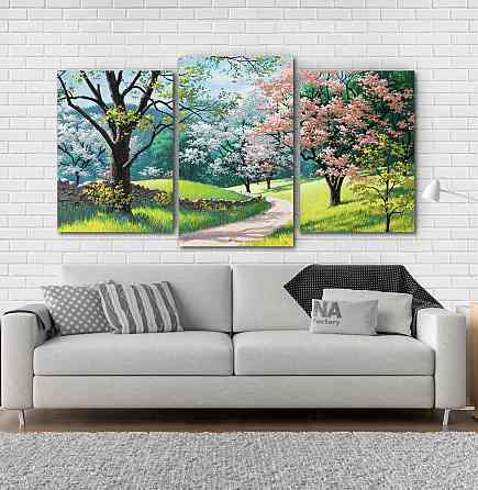 Модульная картина Весна Сад Art-11_3 Киев