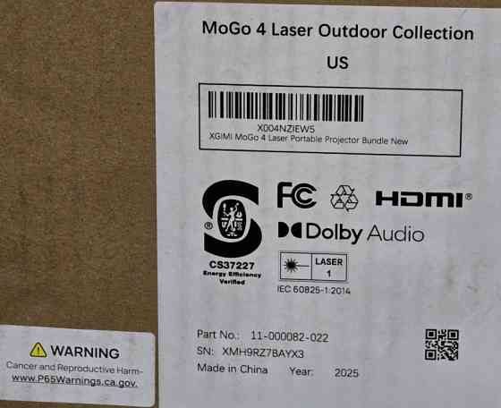 Новый портативный проектор XGIMI MoGo 4 Laser Outdoor Collection US. Харьков