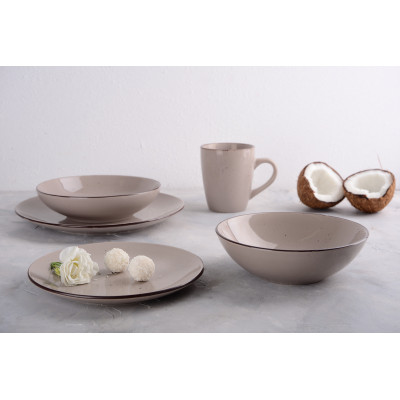 Тарілка Limited Edition Terra 26.7см Обідня Мокка (YF6001-1) Вінниця - фото 3