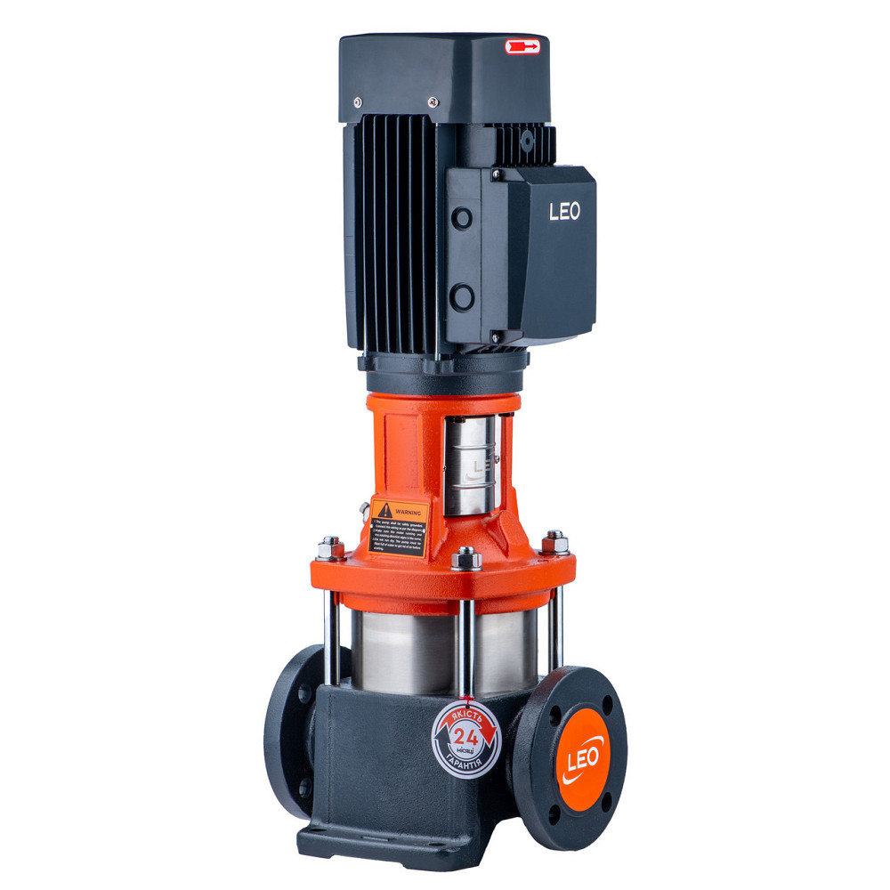 Насос відцентровий багатоступінчастий вертикальний 380В 7.5кВт Hmax 121м Qmax 391.7л/хв нерж LEO 3.0 Рівне - фото 4