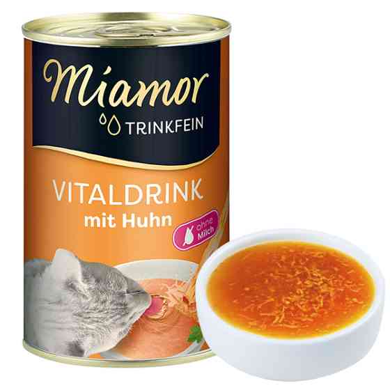 Miamor Vitaldrink mit Huhn МИАМОР ВИТАЛДРИНК КУРИЦА бульон напиток для котов Киев