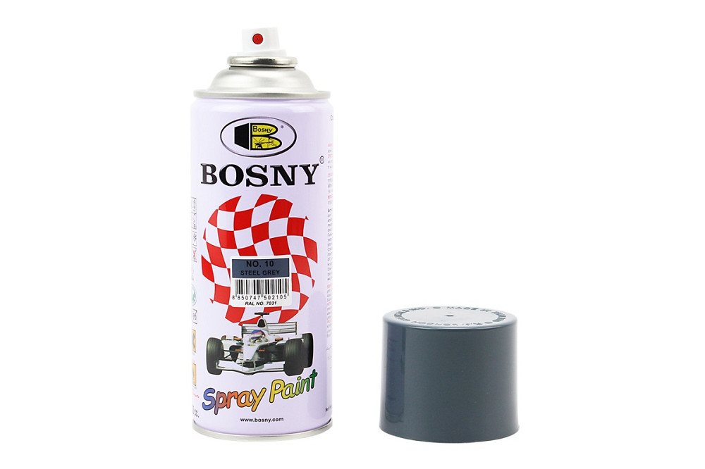 Фарба акрилова №10 "ТЕМНО-СІРИЙ", Аерозоль 400ml Київ - фото 1