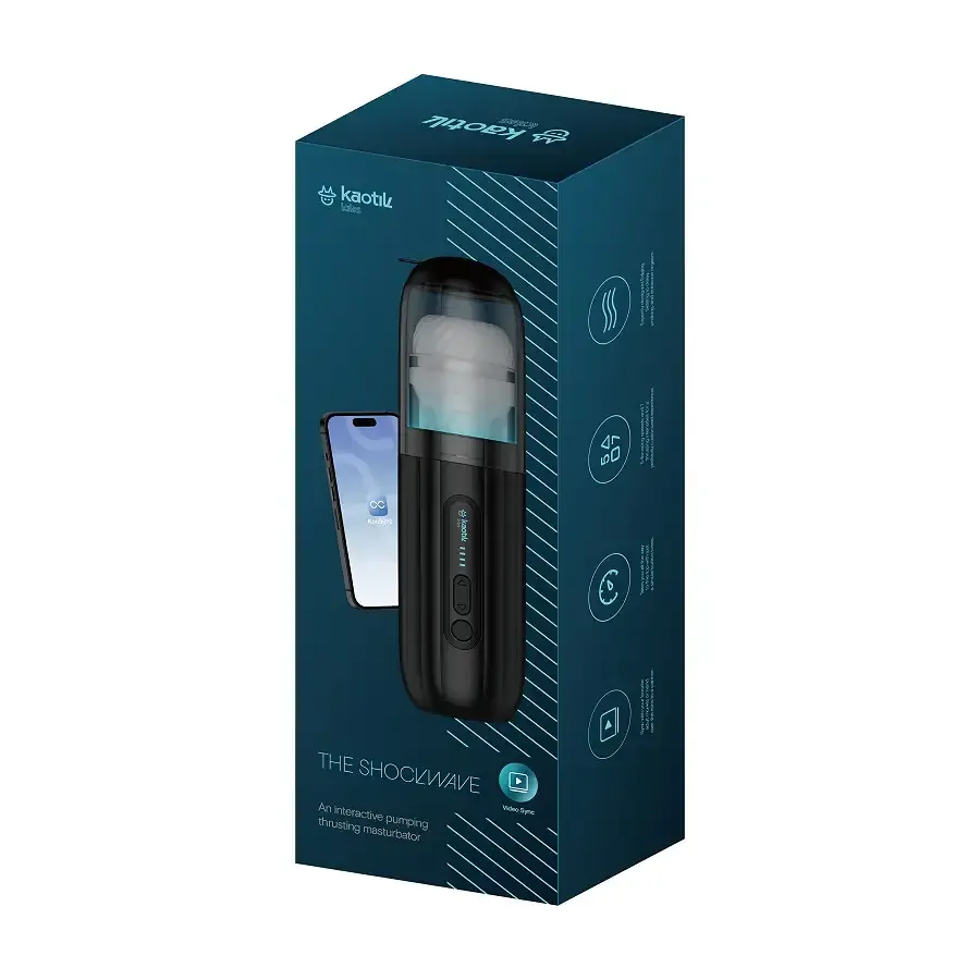 Смарт-мастурбатор Kaotik Labs The Shockwave, режим edging, імітація фрикцій Львов - изображение 10